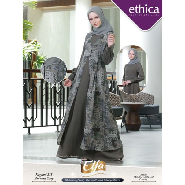 [READY] SARIMBIT ETHICA 2022 ELFA 232 AUTUMN GREY KAGUMI 235 KAHFI 195 KAGUMI KIDS 106 KAHFI KIDS 146