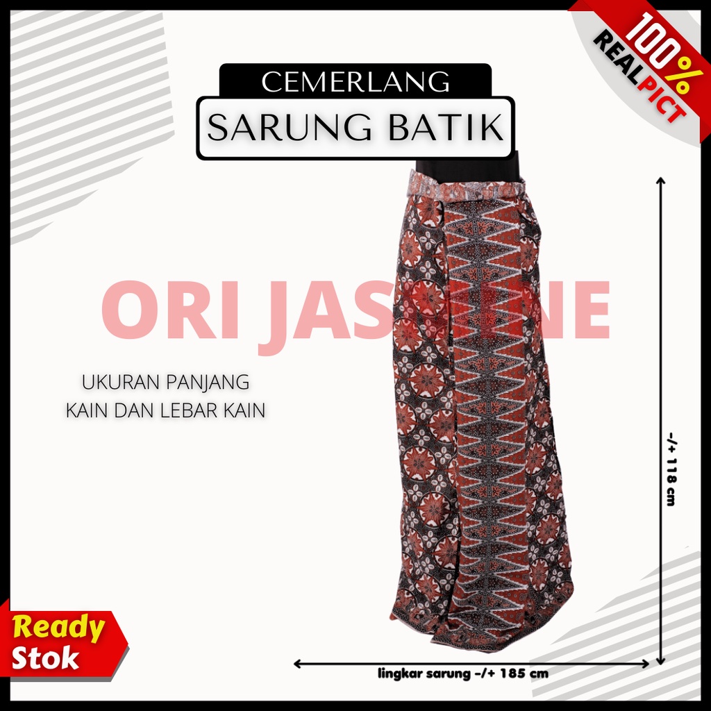 Sarung Kain Sarung Batik Wanita Melahirkan Cemerlang Cap Cent