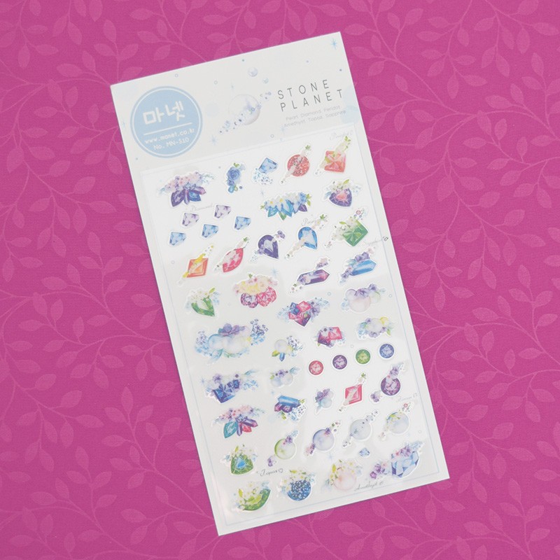 

Monet Stone Planet Diary Deco Stickers / Sticker Dekorasi