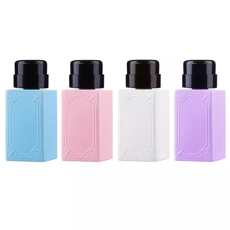 Botol Plastik Pump Makeup Remover Nail Art / Botol Cleansing Aesthetic Cantik Lucu 250 ML