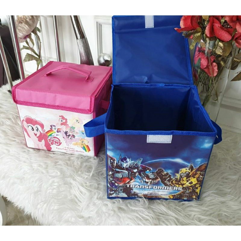 

Toybox tutup/Hampers/Souvenir Ulang Tahun/Aqiqahan/Tasyukuran/goodie bag/khitanan/suvenir/tas ultah