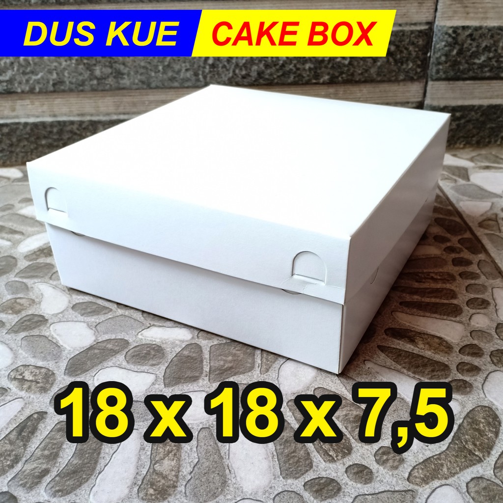 

Dus 18x18x7,5 cm /18x18/ dus nasi / dus Kue/ Box Roti / Dus Kue/Box Nasi