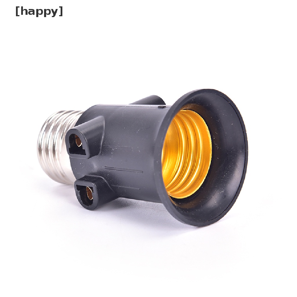 Ha Fitting Lampu Bohlam E27 Bahan Pbt Tahan Api Dengan Plug Eu