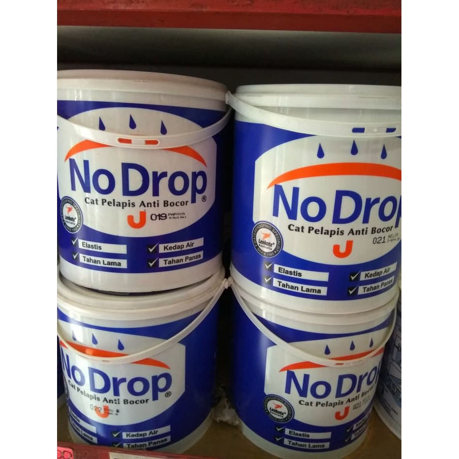 No Drop Anti Bocor 4kg galon putih cream hijau biru abu
