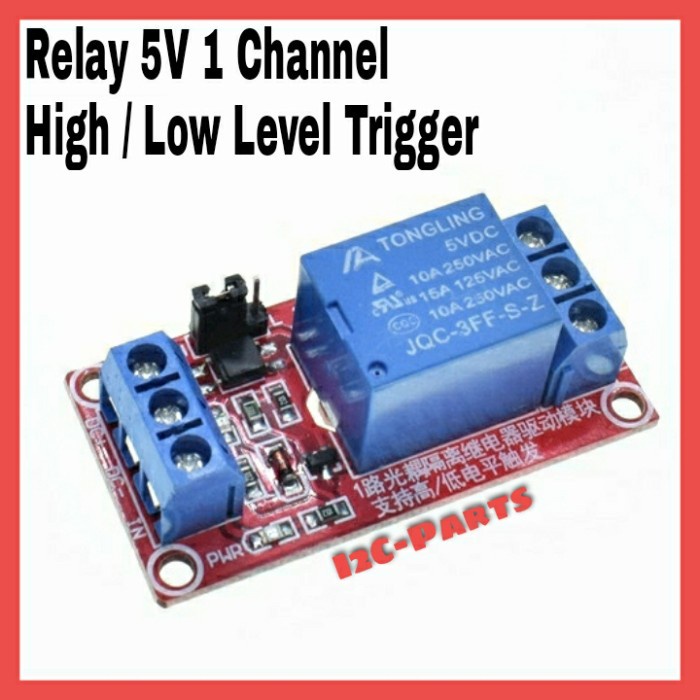 Relay 5V 1 Channel Module High / Low Level Trigger Opto Isolation 1 CH