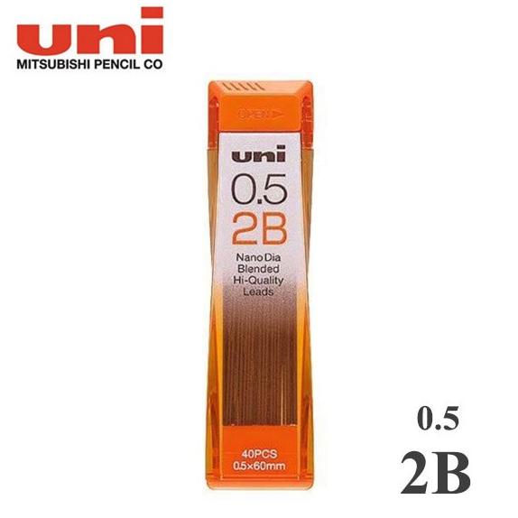 

Buruan serbu] Uni Nano Dia Pencil Lead 0.5 mm 2B / Isi Pensil Mekanik 2B - 0.5 mm
