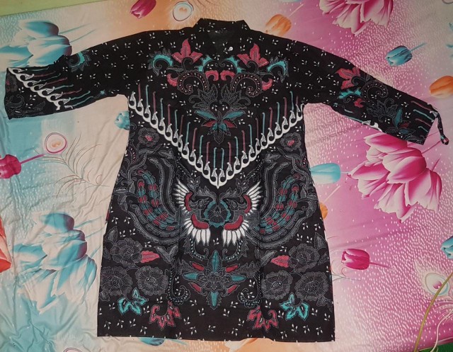 Terlaris Serut Genes Jelita Tunic Navbor Yelbor Whitbor Creambor | Tunik Batik Jumputan S_3l/hrb026