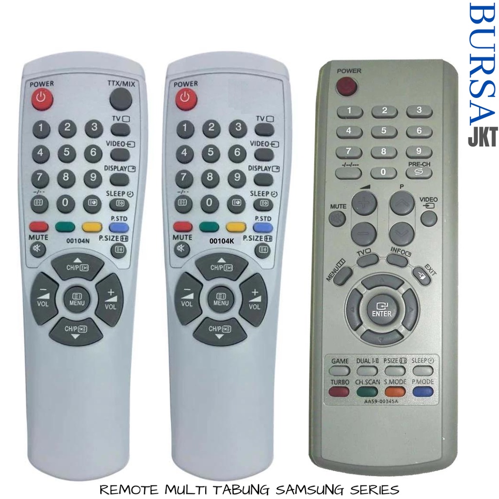 REMOTE TV SAMSUNG TABUNG ANALOG REMOT PENGGANTI NON MULTI