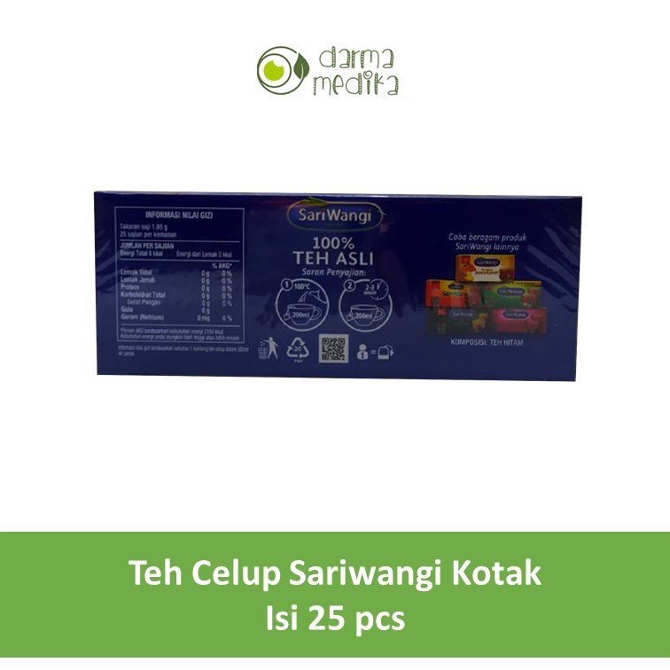 Sariwangi Teh Celup Kotak isi 25 Pcs