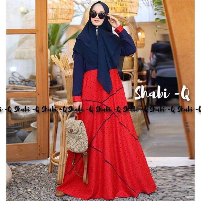 Gamis Mazaya Set Khimar Original By Shabi-Q Official