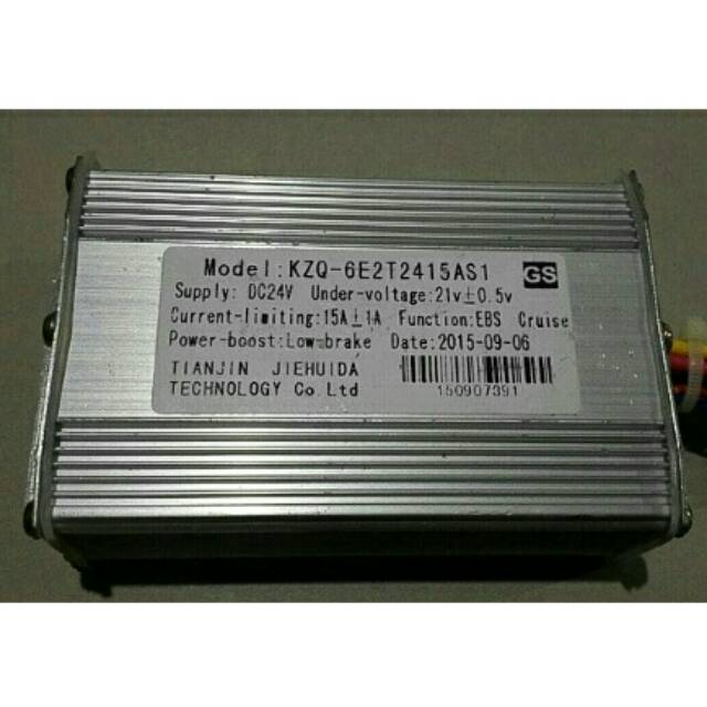 CONTROLLER  SEPEDA LISTRIK TAU DINAMO MONTOR BUSHLESS BLDC 24V 15A 350W