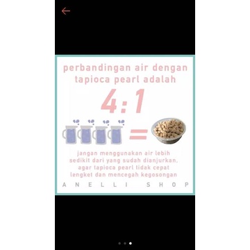 

/DIJAMIN OKE/Tapioca Pearl 1Kg//LEBIH MURAh