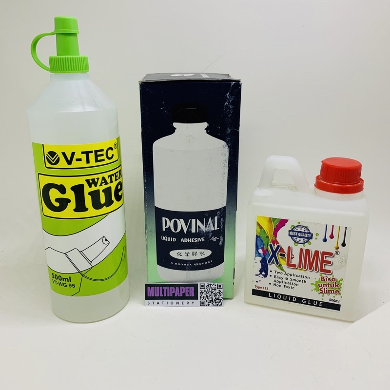 

Lem Cair (500ml) Berbagai Merk