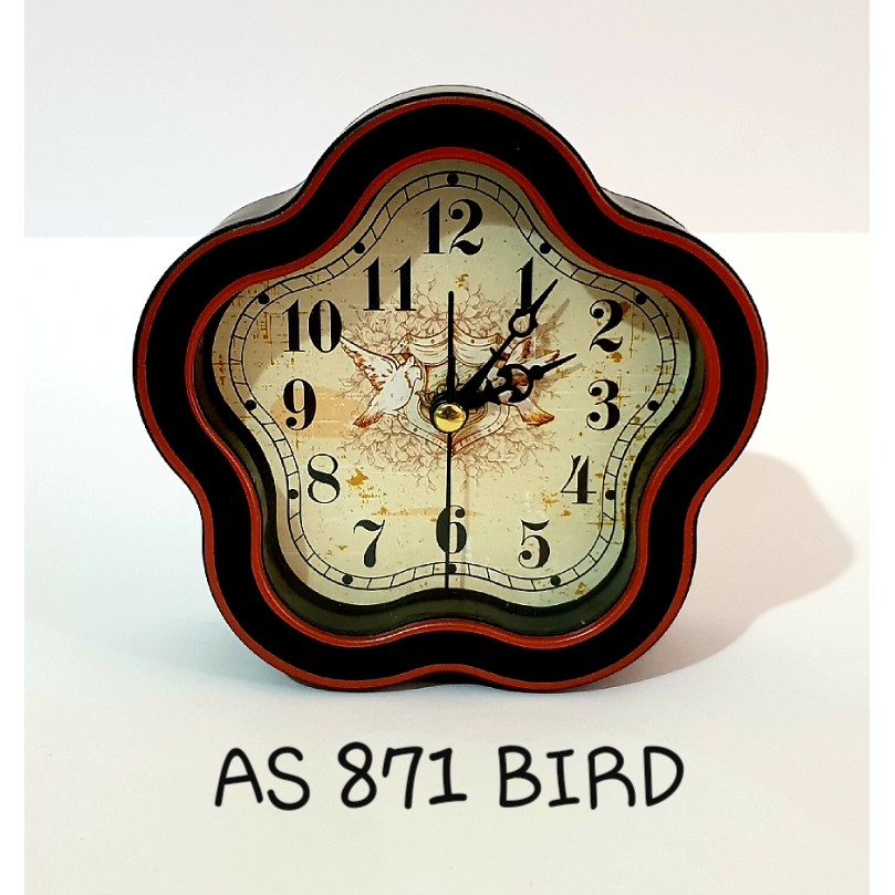 Jam Alarm Vintage | Jam Bintang | Jam Weker | Jam Meja | Jam Murah | Quartz AS871