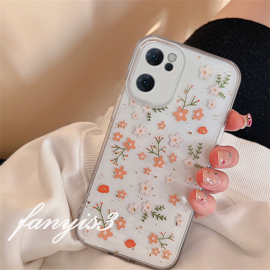 Compatible For iPhone 14 13 12 11 Pro Max XS Max XR X XS 8 7 6s 6 Plus 12 13 Mini SE 2020 INS Flowers Phone Case Clear TPU Soft Protective Cover