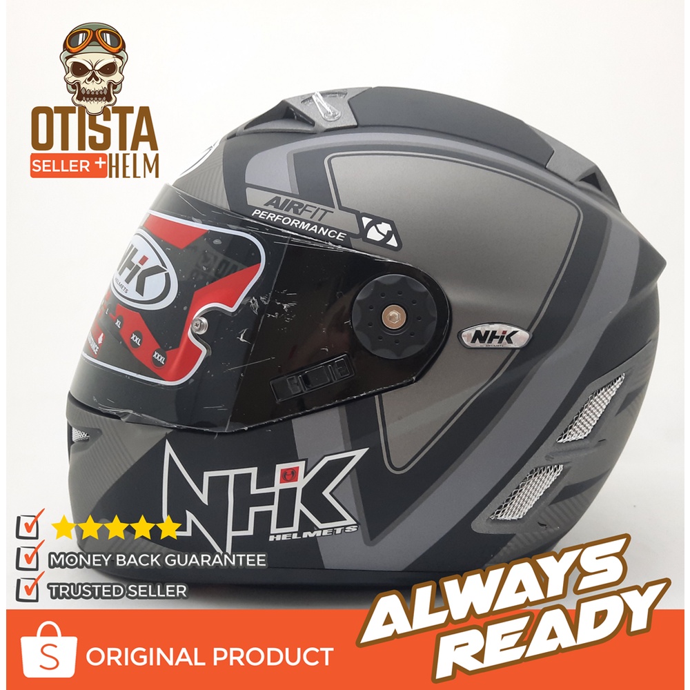 HELM NHK FULL FACE GP PRO TERMINATOR CORAK T PROTON DOUBLE RING