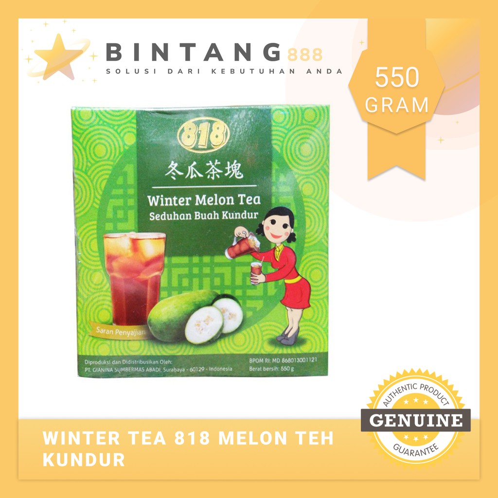 

WINTER TEA 818 MELON TEH KUNDUR - SEDUHAN BUAH KUNDUR