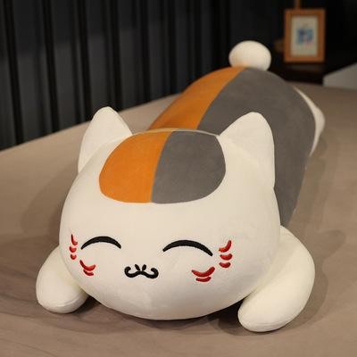 BONEKA GULING KUCING NYANKO SENSEI SOFT - TUTUP MATA