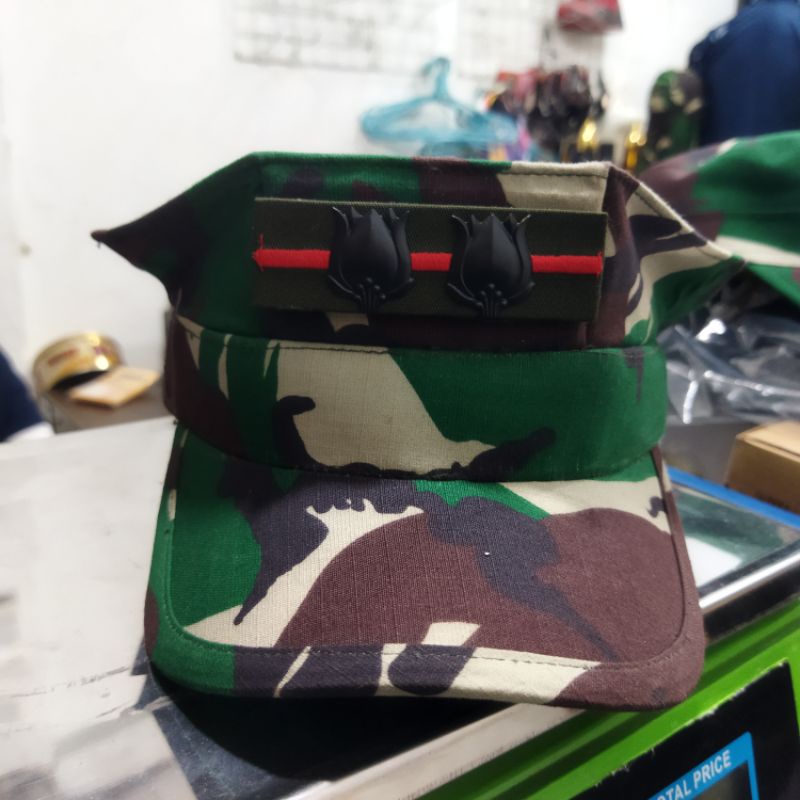 Topi Pet Okinawa Loreng Malvinas Bahan Sritex Wool