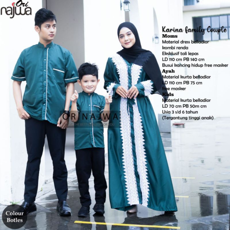 KIRANA FAMILY COUPLE ORI NAJWA BEST SELLER