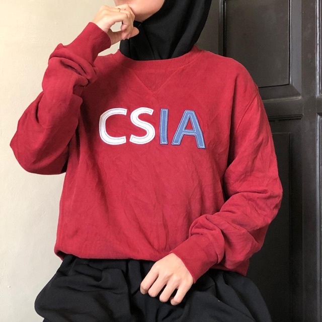 CREWNECK CSIA MAROON