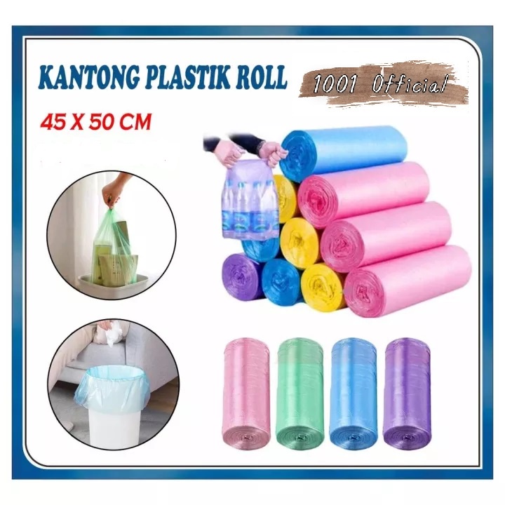 Kantong Plastik Sampah Gulung - Trash Bag Roll (1 Roll)