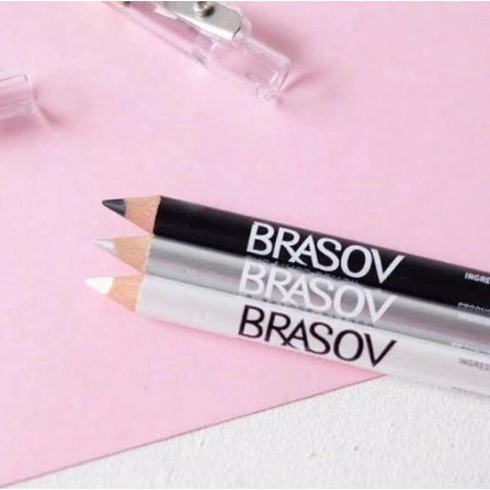 BRASOV Eyeliner Pencil Pensil 1.1 g Halal Waterproof