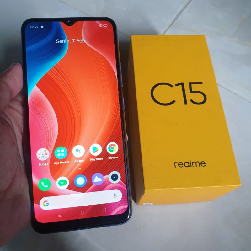 realme c15 4/64 mulus istimewah