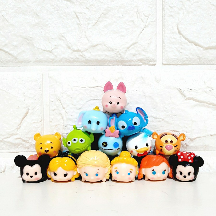 Tsum Tsum Mini Disney Princess Set 14 Kecil Kado Anak Murah Mainan