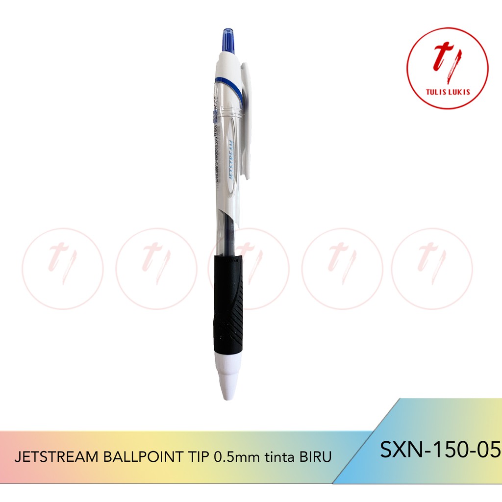 

PEN NGEBUT Jetstream Uniball diameter tip 0.5mm tinta biru SXN-150-05