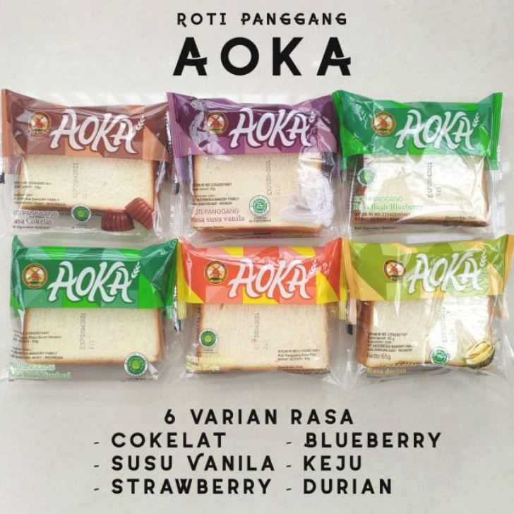 

Aoka Roti Panggang aneka rasa Termurah!!