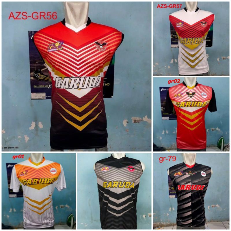baju voli volly garuda / kaos voli volly garuda / baju voli proliga terbaru