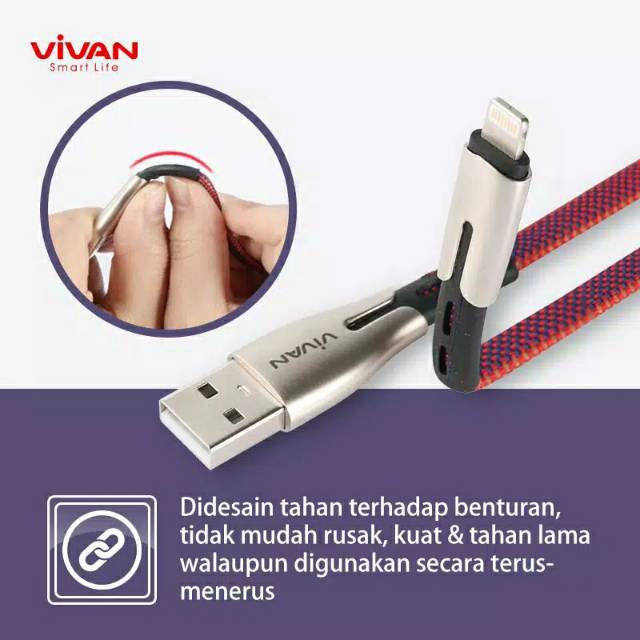 Vivan BTK-L Kabel Data Lightning 100cm