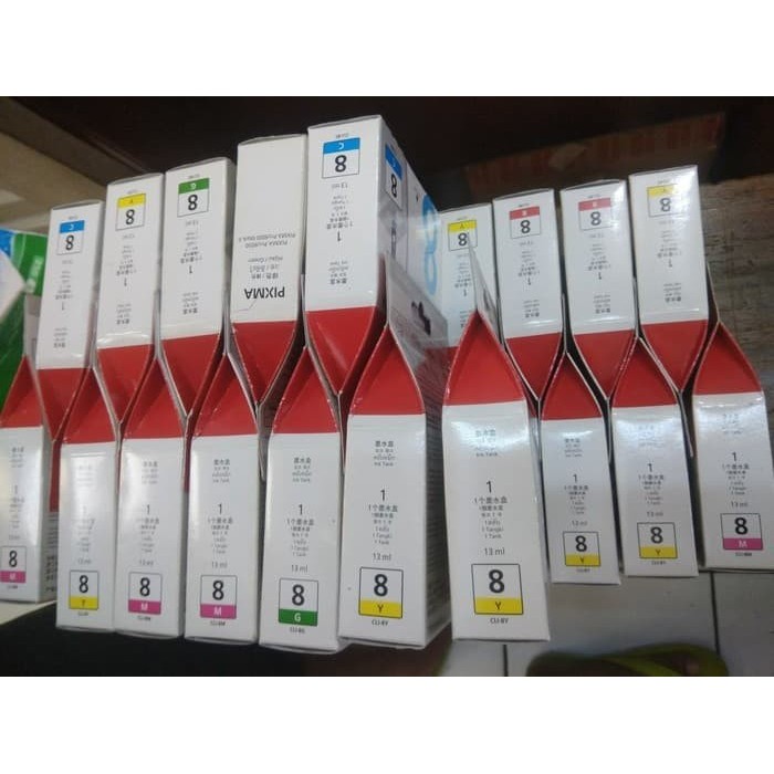 

Paket Tinta Canon PG 8 Black Colour Original