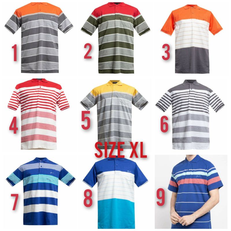 kaos pria polo shirt Hassenda original