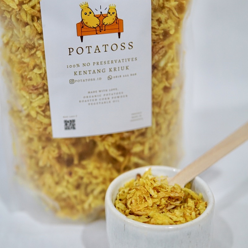 

(Jumbo - Jagung Bakar) Potatoss Kentang Kriuk Serut 500gr