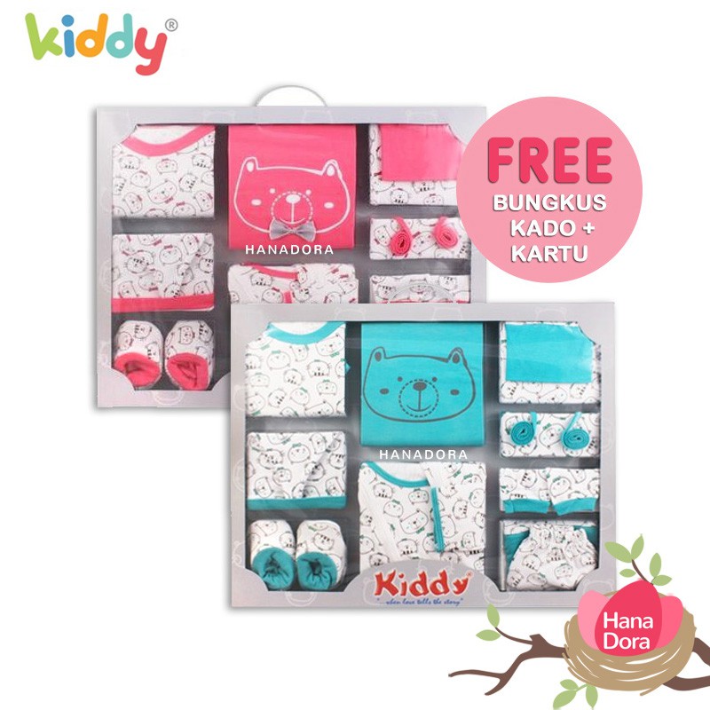 Kiddy Baby Gift Set Besar KD1206 - Set Pakaian Bayi/Kado Lahiran