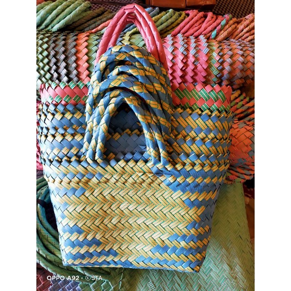 Tas Anyaman Lurik/ Tas sembako/ Tas belanjaan