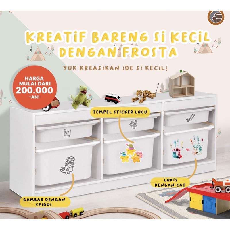 Rak Penyimpanan Mainan Anak Rak Multifungsi Kotak Rak Penyimpanan Mainan Anak Rak Multifungsi Kotak