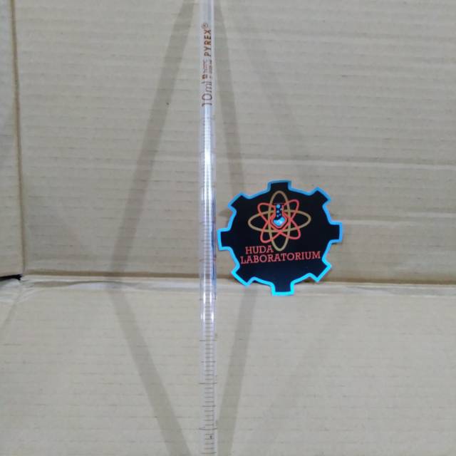 Pipet ukur 10 ml PYREX ® sablon coklat