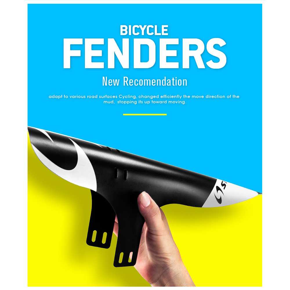 Spakbor Fender Depan Sepeda Gunung Mudguard EF1 / Spakbor Spatbor Sepakbor Slebor Fender Sepeda Speda Spedah Sepedah Mtb Lipat Gunung Bmx Balap Ontel Anak Lipat Fixie Onthel Roadbike Rockbros Mini / Spakbor Fender Depan Belakang Sepeda Murah Original