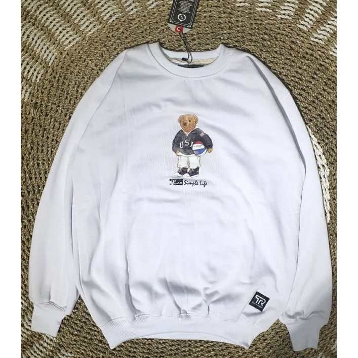 Crewneck Bear/Panda USA Basket Ball Premium Quality