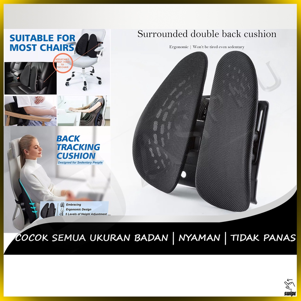 Sandaran Punggung Kursi Kulit Mobil Car Premium Aksesoris Elegan