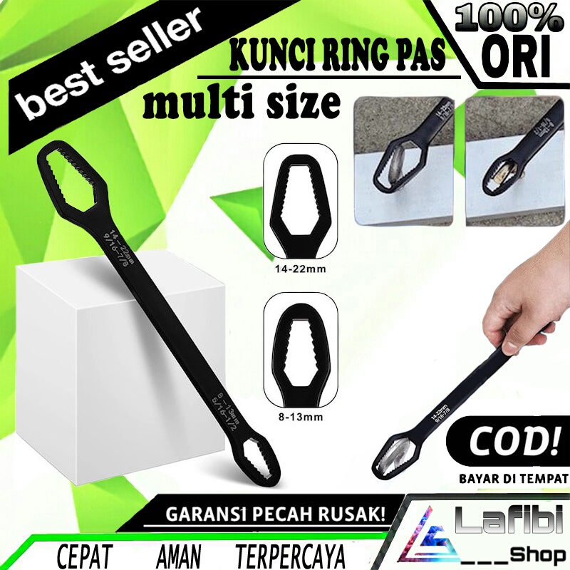 Kunci Ring Universal Double Head Wrench Adjustable Kunci Pas Ring