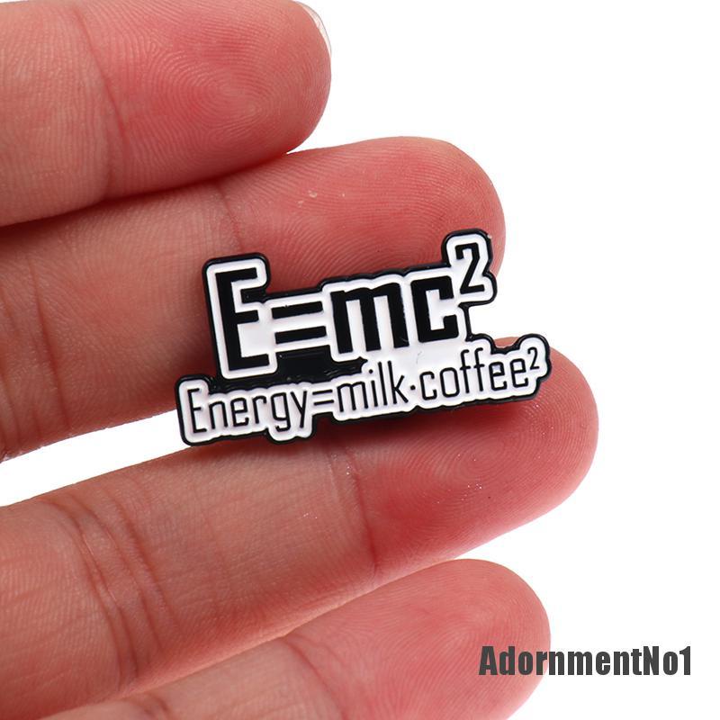 (Adornmentno1) 1pc Bros / Pin Enamel Desain Science Is Magic Warna Hitam / Putih