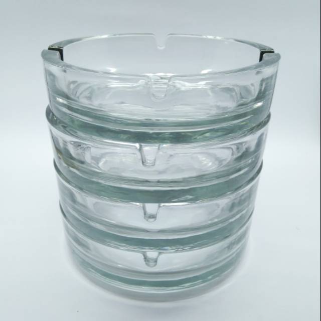 Asbak kaca jumbo 14cm / asbak beling besar / asbak kaca unik / asbak kapasitas besar