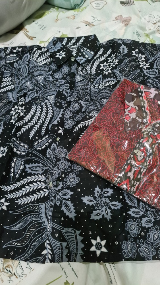 Bswart Batik Hrb026 Kenongo Hem Pendek Padi Pekalongan M L Xl Batik Pria Murah Terlaris