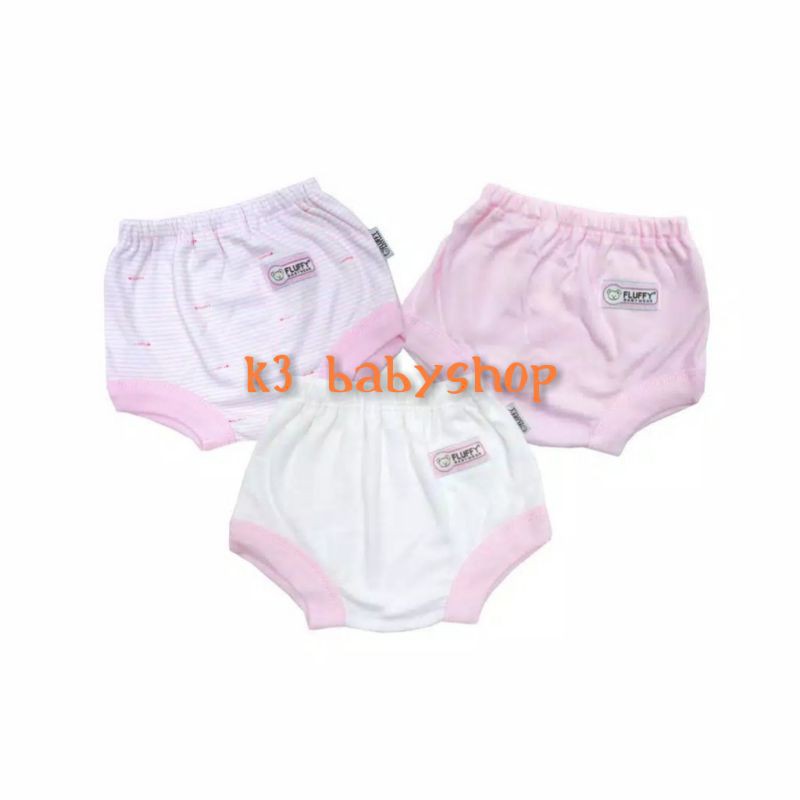 Fluffy Celana Segitiga Pink celana pendek bayi newborn celana pop SNI