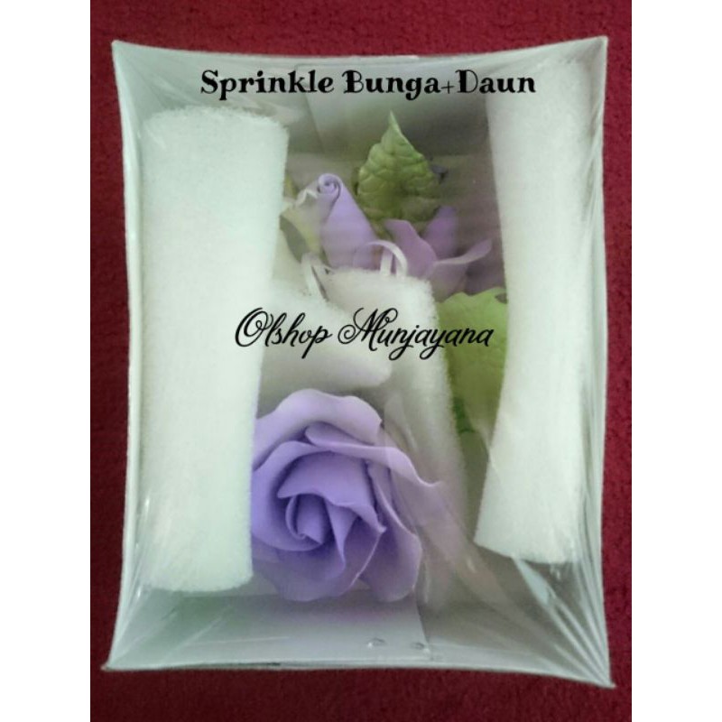 Topper/Hiasan kue tart Sprinkle Bunga