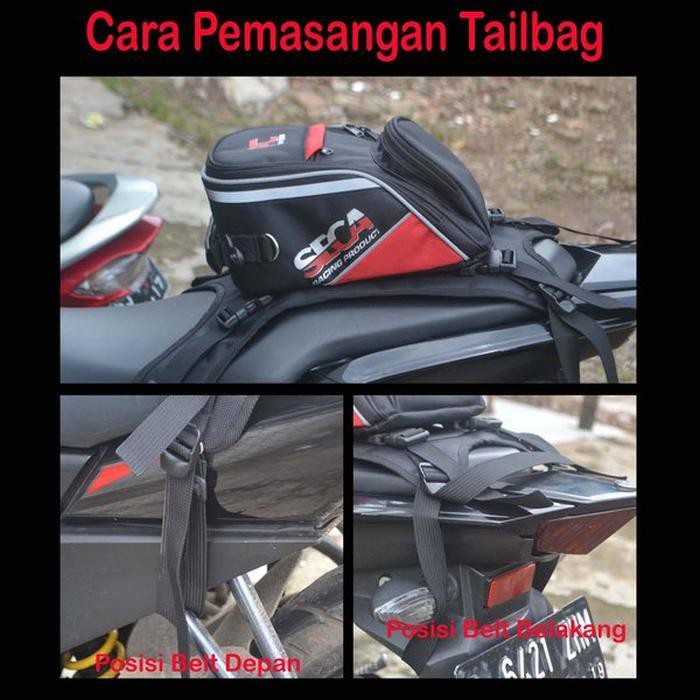 Tas Motor Tankbag Tailbag Seca Multifungsi Motor Touring Cross Enduro Motocross Trail Bagasi Masker